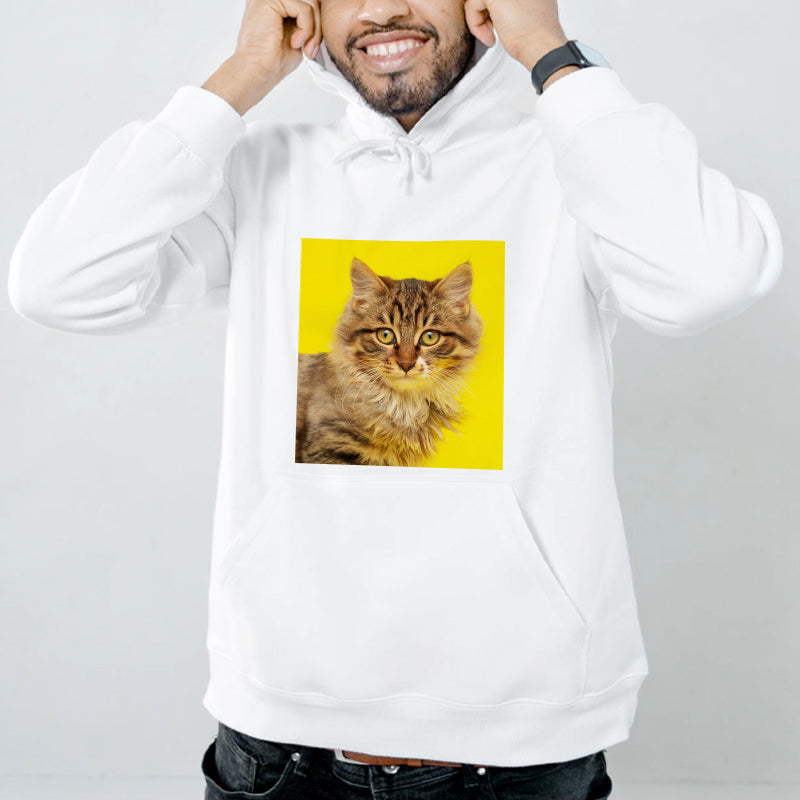 Women's Custom Pet Portrait Hoodie - The Pet Pillow