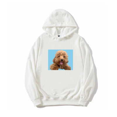 Women's Custom Pet Portrait Hoodie - The Pet Pillow