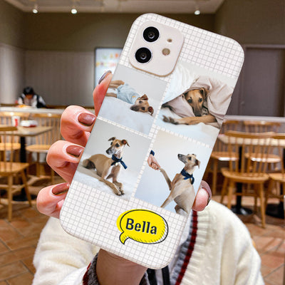 Custom Pet Photo Collage Phone Case with 4 Pet Pictures - The Pet Pillow