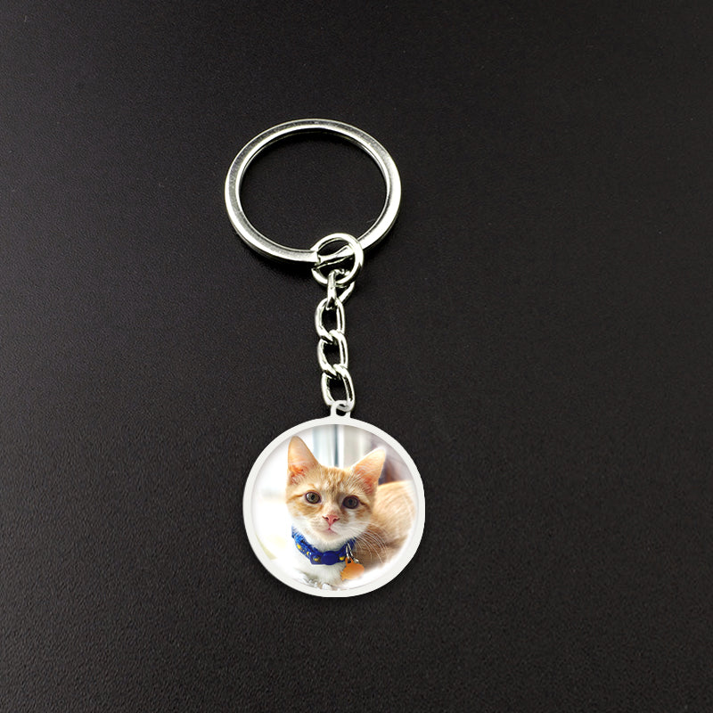 Customized Pet Epoxy Photo Keychain, Three Type - The Pet Pillow