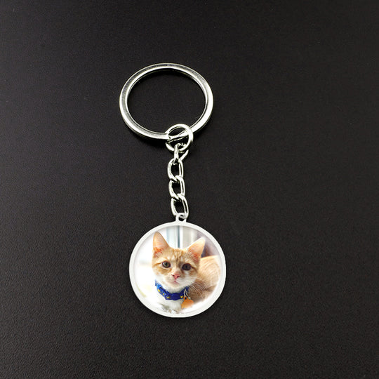 Customized Pet Epoxy Photo Keychain, Three Type - The Pet Pillow