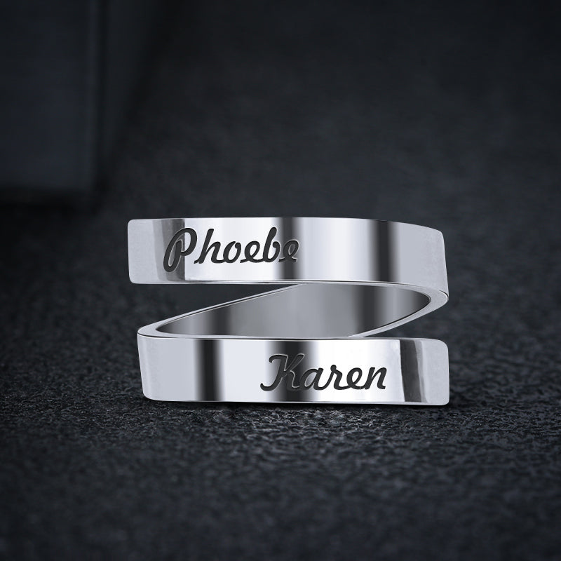 Custom Pet Name Loop Ring - The Pet Pillow