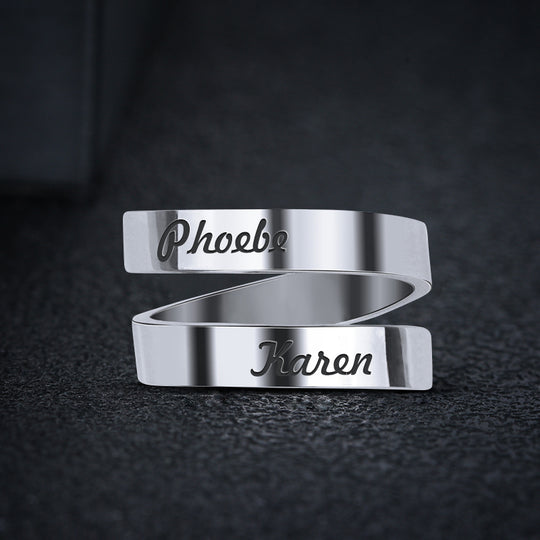 Custom Pet Name Loop Ring - The Pet Pillow
