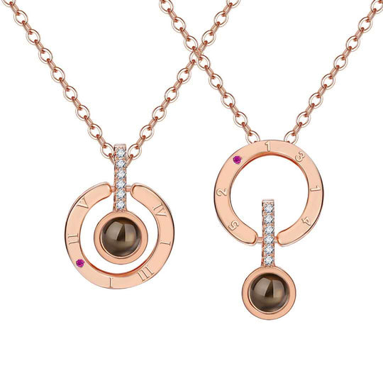 Custom Ring Style Pet Projection Necklace - The Pet Pillow