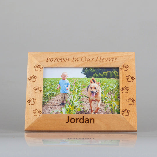 Custom Pet Memorial Photo Frame - The Pet Pillow