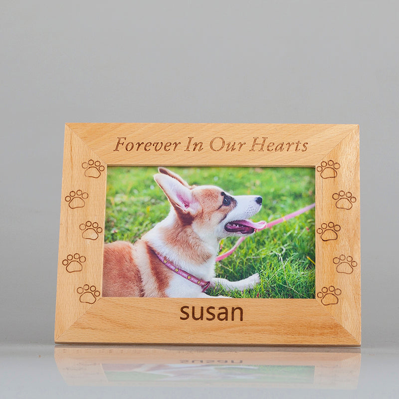 Custom Pet Memorial Photo Frame - The Pet Pillow