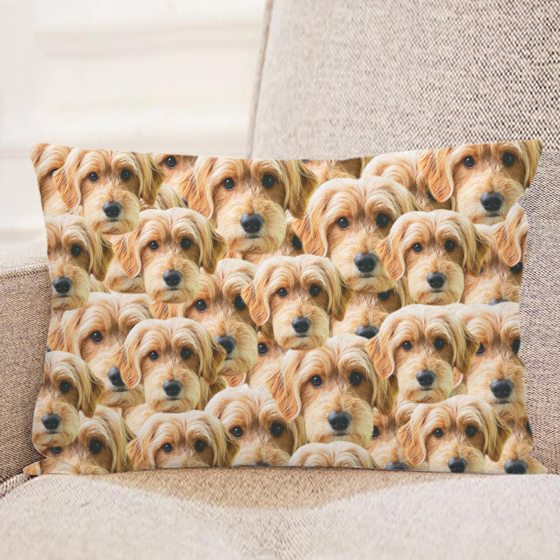 Personalized Dog Decorative Throw Pillow with Photo Pet Memorial Gift for Petlovers - The Pet Pillow