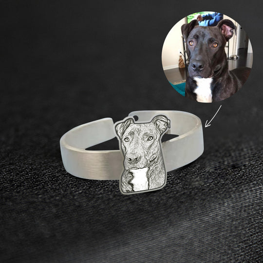 Custom Pet Shaped Ring Like Your Photo - The Pet Pillow