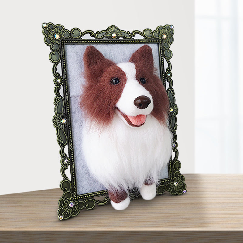 Custom Dog Stuffed Animal Photo Frame, Custom Pet Plush, Only for One Pet - The Pet Pillow