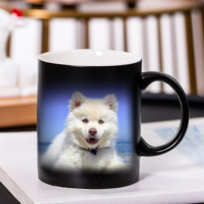 Custom Pet Photo Temperature Change Color Mug - The Pet Pillow