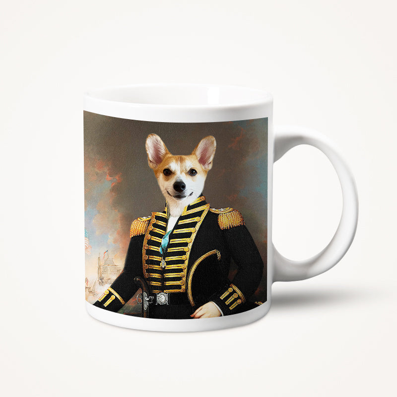 Custom Pet Renaissance Mug with Dog Photo - The General - The Pet Pillow