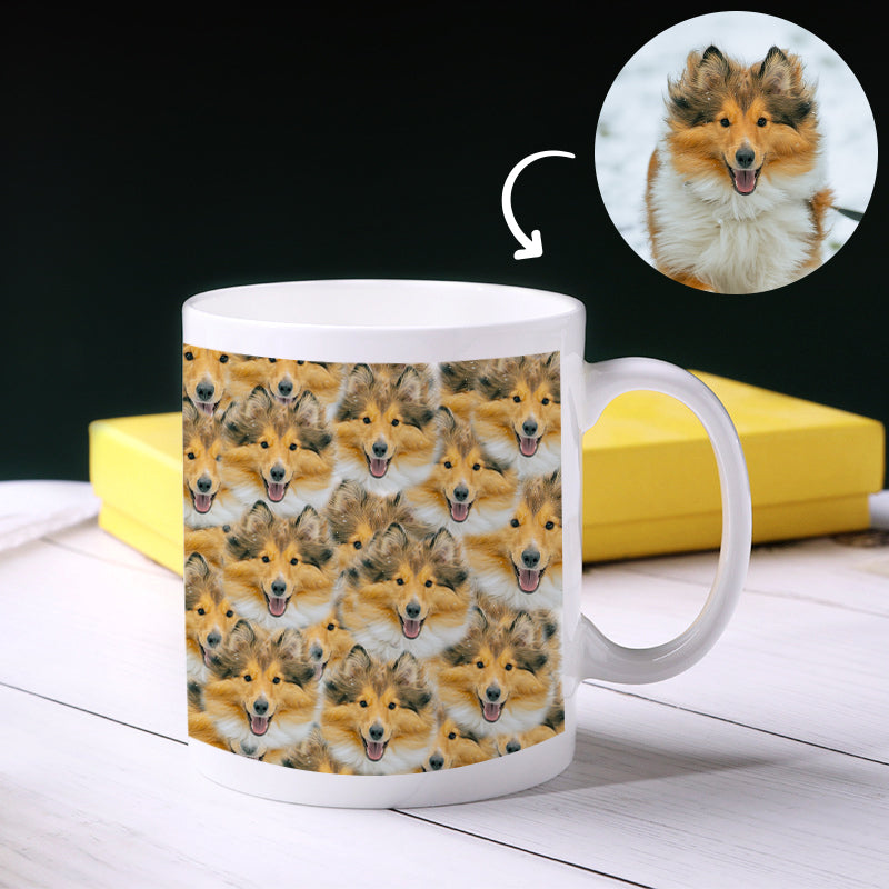 Custom Full Pet Head Mug from Original Pet Photo - The Pet Pillow
