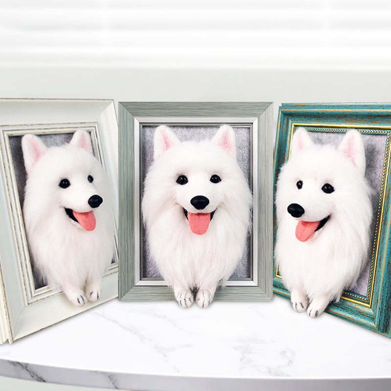 Custom Dog Stuffed Animal Photo Frame, Custom Pet Plush, Only for One Pet - The Pet Pillow