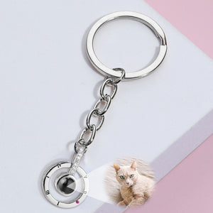 Custom Ring Style Pet Keychain Necklace - The Pet Pillow