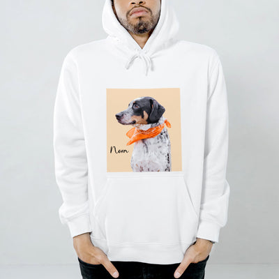 Women's Custom Pet Portrait Hoodie - The Pet Pillow