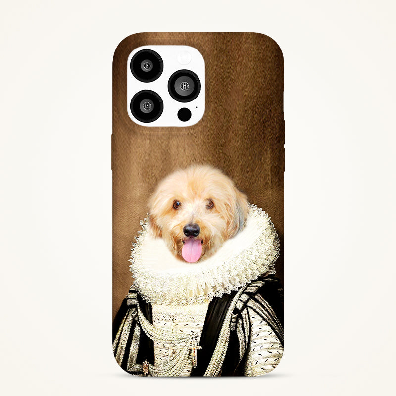 Custom Pet Renaissian Phone Case with Your Pet Photo - The Ladys - The Pet Pillow