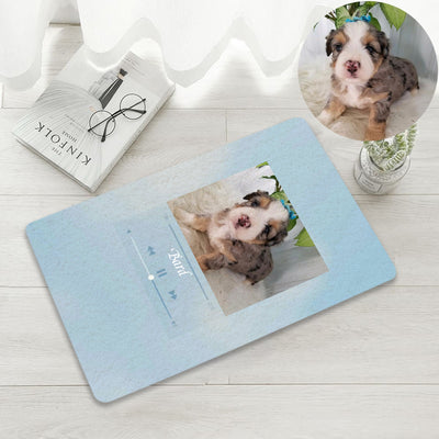 Custom Pet Song Playing Rug with Your Pet Photo and Quotes - The Pet Pillow