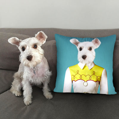 Custom Pet Countryside Photo Square Pillow - The Pet Pillow