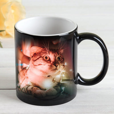 Custom Pet Photo Temperature Change Color Mug - The Pet Pillow