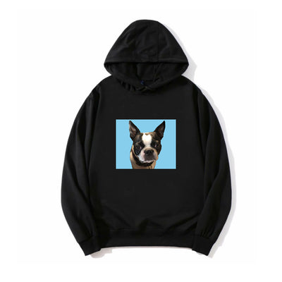 Women's Custom Pet Portrait Hoodie - The Pet Pillow