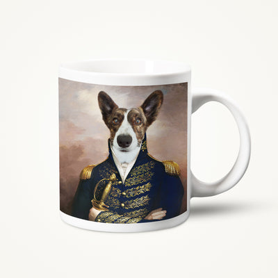 Custom Pet Renaissance Mug with Dog Photo - The General - The Pet Pillow