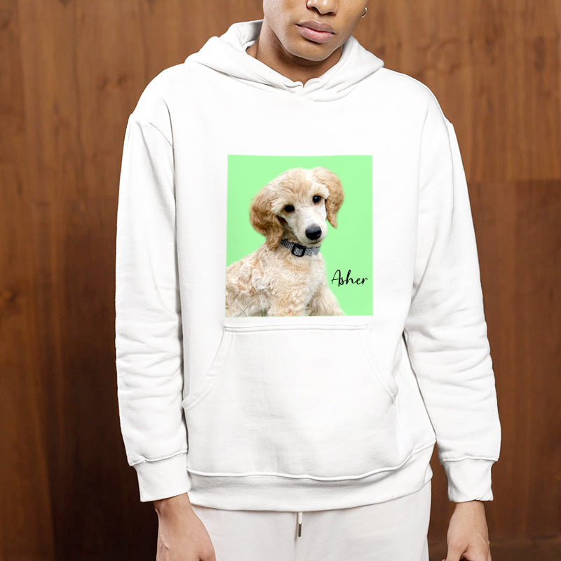 Women's Custom Pet Portrait Hoodie - The Pet Pillow