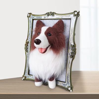 Custom Dog Stuffed Animal Photo Frame, Custom Pet Plush, Only for One Pet - The Pet Pillow