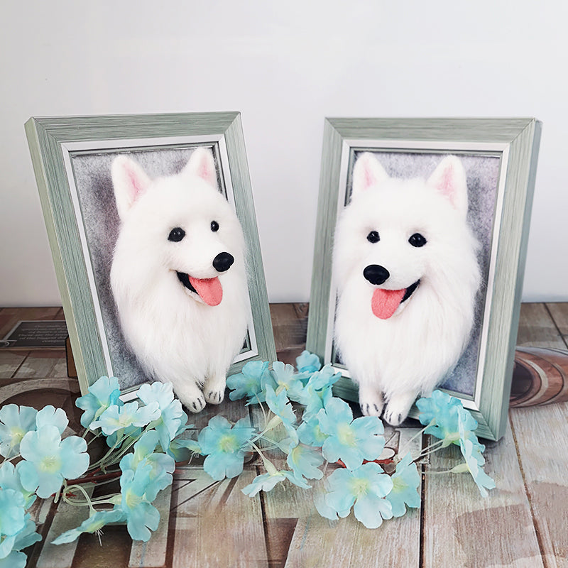 Custom Dog Stuffed Animal Photo Frame, Custom Pet Plush, Only for One Pet - The Pet Pillow