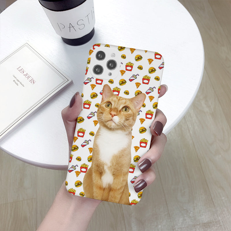 Custom Pet and Favorite Fast Food Phone Case - The Pet Pillow