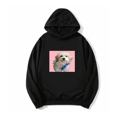 Women's Custom Pet Portrait Hoodie - The Pet Pillow