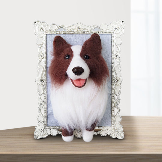 Custom Dog Stuffed Animal Photo Frame, Custom Pet Plush, Only for One Pet - The Pet Pillow