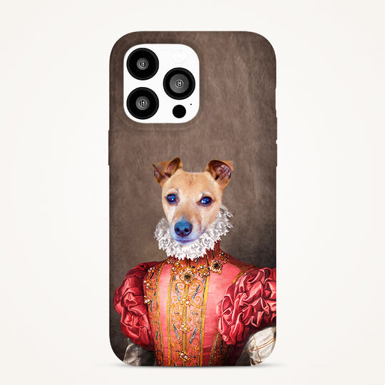 Custom Pet Renaissian Phone Case with Your Pet Photo - The Ladys - The Pet Pillow