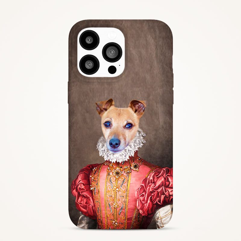 Custom Pet Renaissian Phone Case with Your Pet Photo - The Ladys - The Pet Pillow