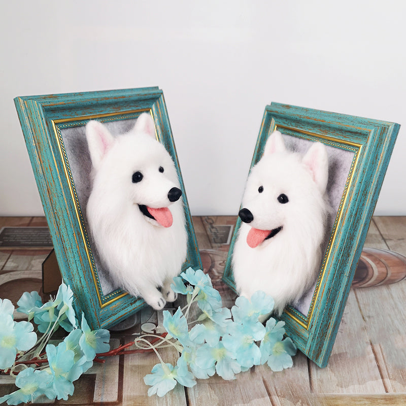 Custom Dog Stuffed Animal Photo Frame, Custom Pet Plush, Only for One Pet - The Pet Pillow