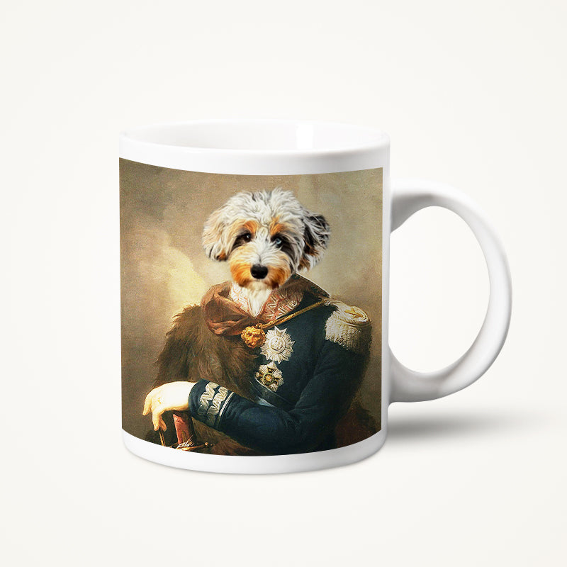 Custom Pet Renaissance Mug with Dog Photo - The General - The Pet Pillow