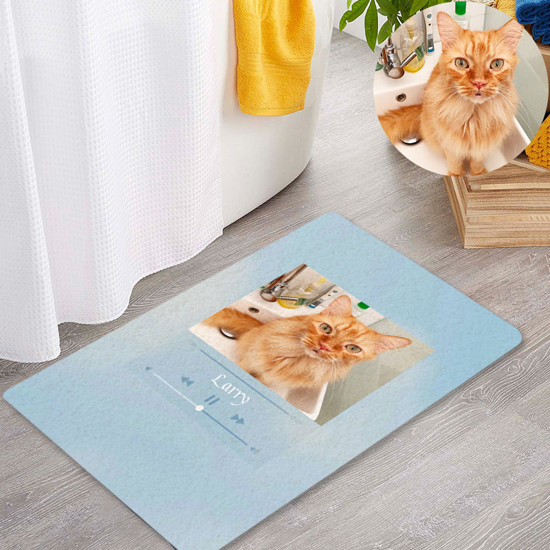 Custom Pet Song Playing Rug with Your Pet Photo and Quotes– The Pet Pillow