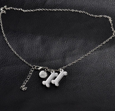 Custom Dog Bone Paw Prin Memorial Necklace for Pet Lover - The Pet Pillow
