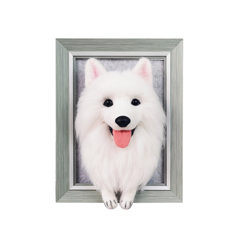 Custom Dog Stuffed Animal Photo Frame, Custom Pet Plush, Only for One Pet - The Pet Pillow