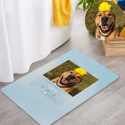 Custom Pet Song Playing Rug with Your Pet Photo and Quotes - The Pet Pillow