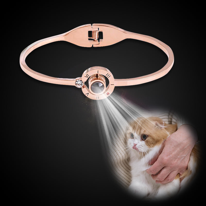 Ring Style Custom Pet Projection Bracelet - The Pet Pillow