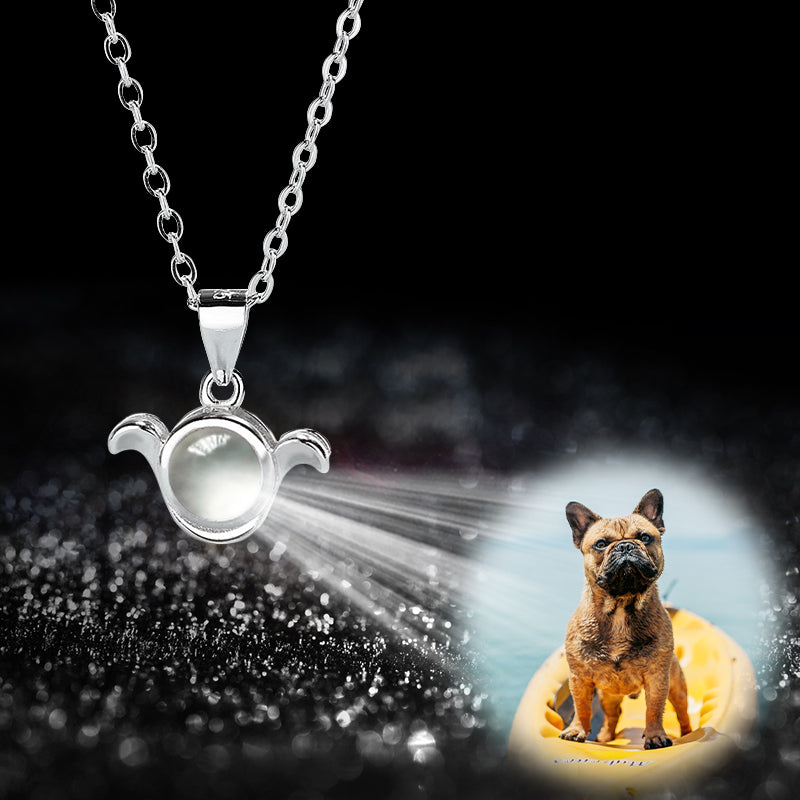 12 constellations Shaped Custom Pet Projection Necklace - The Pet Pillow