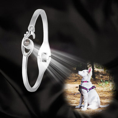 Eye Shaped Custom Pet Projection Bracelet - The Pet Pillow