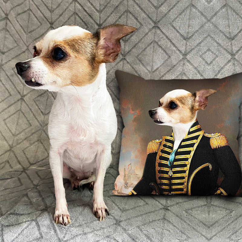Custom Pet Renaissance Photo Square Pillow - The Pet Pillow