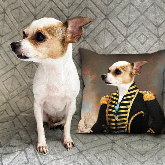 Custom Pet Renaissance Photo Square Pillow - The Pet Pillow
