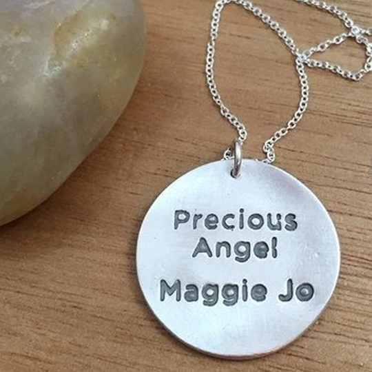 Custom Dog Cat Portrait Memorial Necklace with Name Engraved - The Pet Pillow