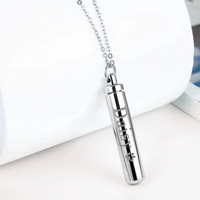 Custom Pet Ash Necklaces for Dog, Personalized Pet Memorial Jewelry for Pets - The Pet Pillow