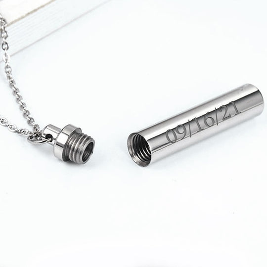 Custom Pet Ash Necklaces for Dog, Personalized Pet Memorial Jewelry for Pets - The Pet Pillow