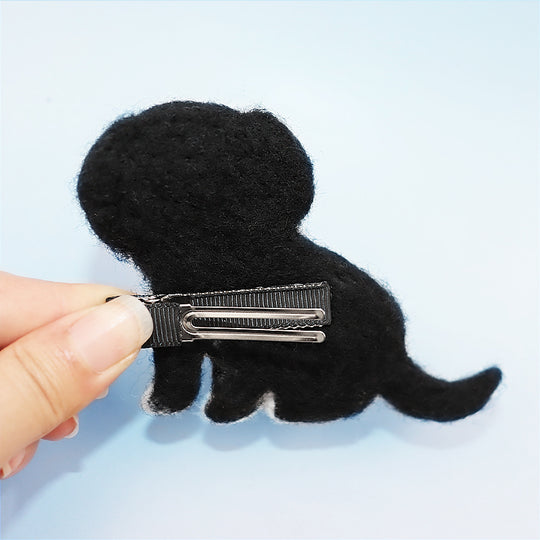 Custom Pet Felt Hairpin Made from Pet Photo, Personalized Hair Pin Accessories for Pet Lover - The Pet Pillow