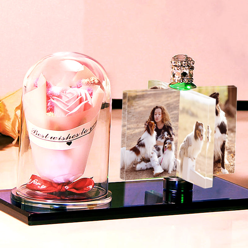 Custom Pet Photo Crystal Decorations Creative Gift, Birthday &amp; Graduation Season Gift - The Pet Pillow