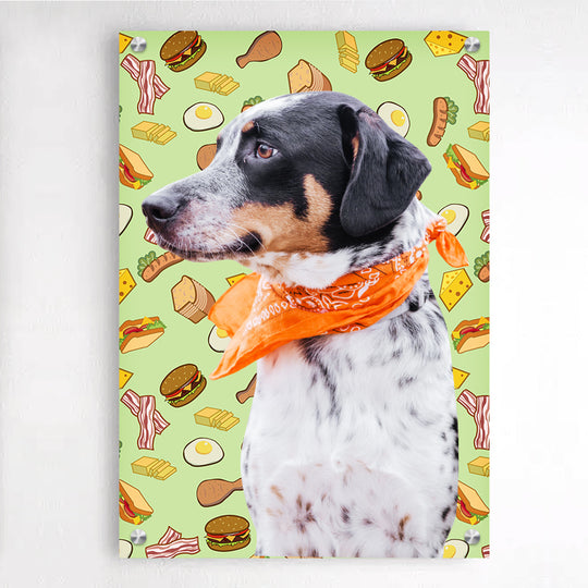 Custom Pet Portraits Acrylic Wall Art Picture Frames with Your Original Pet Photo Crop Out - The Pet Pillow